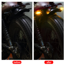 Load image into Gallery viewer, 2Pcs Universal 9LED Motorcycle Turn Signal Indicator Light Blinker Double Sides Color Amber/Red/White
