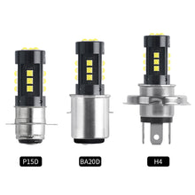 Load image into Gallery viewer, LED Motorcycle Headlight White High Low Beam Headlight Lamp Bulbs 12V Fog Light H4 BA20D P15D-H6 For Moto Scooter Tricycle
