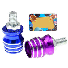 Load image into Gallery viewer, 2Pcs 5mm Aluminum Motorcycle Stand Screws Swingarm Spools Slider Stand Screw Swingarm Accessory
