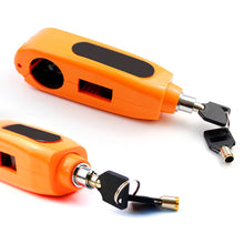 Load image into Gallery viewer, Motorcycle Grip Lock Accessories Throttle Handlebar Anti-theft Lock Durable Brake Lever Safety Scooter Lock
