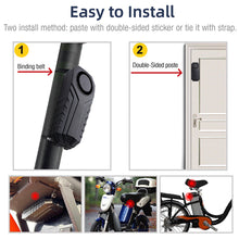 Load image into Gallery viewer, Motorcycle Bike Alarm Wireless Security Home System Scooter For Great Anti-Theft Bicycle USB Charging
