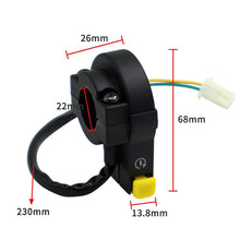 Load image into Gallery viewer, Universal Motorcycle Start Control Switch Button For ATV UTV Dirt Bike Kart Moped Scooter Electric Bicycle Tricycle
