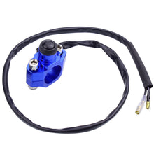Load image into Gallery viewer, Universal 7/8" CNC Aluminum Motorcycle Stop Start Kill Switch Button Electric Power Bar Clamps
