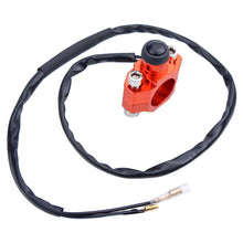 Load image into Gallery viewer, Universal 7/8" CNC Aluminum Motorcycle Stop Start Kill Switch Button Electric Power Bar Clamps

