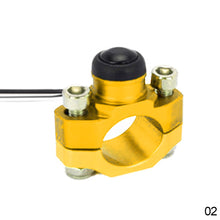 Load image into Gallery viewer, Universal 7/8" CNC Aluminum Motorcycle Stop Start Kill Switch Button Electric Power Bar Clamps

