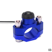 Load image into Gallery viewer, Universal 7/8" CNC Aluminum Motorcycle Stop Start Kill Switch Button Electric Power Bar Clamps
