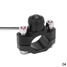 Load image into Gallery viewer, Universal 7/8" CNC Aluminum Motorcycle Stop Start Kill Switch Button Electric Power Bar Clamps

