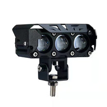 Load image into Gallery viewer, 120W Car Motorcycle Headlight LED Work Light Dual Color Hi/Low Beam Spotlight 3 Lens Flashing Fog Lamps 12V 24V White/Yellow
