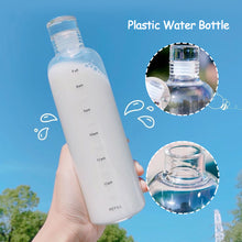 Load image into Gallery viewer, 500ml Time Stamp Scale Water Bottle Outdoor Water Bottle For Girls Children Portable School Daily Drinking Bottle
