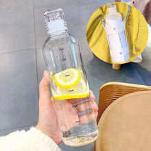 Load image into Gallery viewer, 500ml Time Stamp Scale Water Bottle Outdoor Water Bottle For Girls Children Portable School Daily Drinking Bottle

