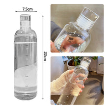 Load image into Gallery viewer, 500ml Time Stamp Scale Water Bottle Outdoor Water Bottle For Girls Children Portable School Daily Drinking Bottle
