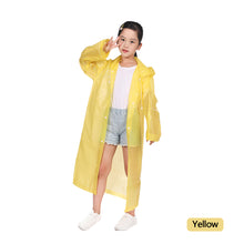 Load image into Gallery viewer, Children Reusable Rain Coat Casual Outdoor Camping Raincoat Poncho Portable Rainwear for Drifting Outdoor Activities
