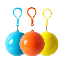 Load image into Gallery viewer, Disposable Rain Coat Casual Outdoor Camping Raincoat Poncho with Storage Ball Portable Rainwear for Drifting Outdoor Activities
