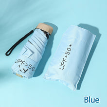 Load image into Gallery viewer, Mini Phone Size Pocket Umbrella Anti UV Portable Folding Umbrella Parasol Ultralight Foldable Candy Color Traveling Rain Gear
