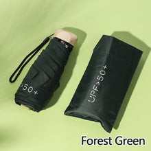 Load image into Gallery viewer, Mini Phone Size Pocket Umbrella Anti UV Portable Folding Umbrella Parasol Ultralight Foldable Candy Color Traveling Rain Gear

