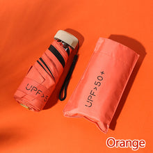 Load image into Gallery viewer, Mini Phone Size Pocket Umbrella Anti UV Portable Folding Umbrella Parasol Ultralight Foldable Candy Color Traveling Rain Gear

