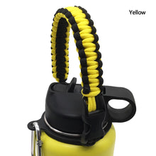 Load image into Gallery viewer, Water Bottle Shoulder Strap Paracord Handle with Shoulder Strap for Wide Mouth Bottles for 12oz to 64oz
