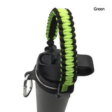 Load image into Gallery viewer, Water Bottle Shoulder Strap Paracord Handle with Shoulder Strap for Wide Mouth Bottles for 12oz to 64oz
