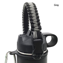 Load image into Gallery viewer, Water Bottle Shoulder Strap Paracord Handle with Shoulder Strap for Wide Mouth Bottles for 12oz to 64oz

