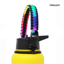 Load image into Gallery viewer, Water Bottle Shoulder Strap Paracord Handle with Shoulder Strap for Wide Mouth Bottles for 12oz to 64oz
