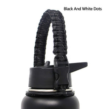 Load image into Gallery viewer, Water Bottle Shoulder Strap Paracord Handle with Shoulder Strap for Wide Mouth Bottles for 12oz to 64oz
