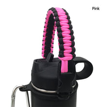 Load image into Gallery viewer, Water Bottle Shoulder Strap Paracord Handle with Shoulder Strap for Wide Mouth Bottles for 12oz to 64oz
