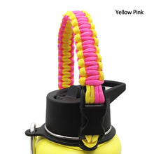 Load image into Gallery viewer, Water Bottle Shoulder Strap Paracord Handle with Shoulder Strap for Wide Mouth Bottles for 12oz to 64oz
