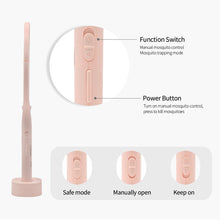 Load image into Gallery viewer, 90 Degree Rotatable Mosquito Killer Lamp 5 IN 1 Electric Shocker 365nm UV Light USB Charging Bug Zapper Trap Flies Summer Fly Swatter
