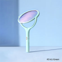 Load image into Gallery viewer, 90 Degree Rotatable Mosquito Killer Lamp 5 IN 1 Electric Shocker 365nm UV Light USB Charging Bug Zapper Trap Flies Summer Fly Swatter
