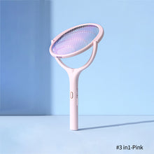 Load image into Gallery viewer, 90 Degree Rotatable Mosquito Killer Lamp 5 IN 1 Electric Shocker 365nm UV Light USB Charging Bug Zapper Trap Flies Summer Fly Swatter
