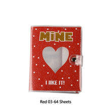 Load image into Gallery viewer, 32/64 Pockets Mini Photo Album Cartoon Card Binder Name Card Book Photocard Holder Plug-in Kpop Hollow Love 3/5 Inch
