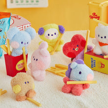 Load image into Gallery viewer, 12cm KPOP BT21 BTS Soft Plush Toy Plush Keychain Bag Pendant Key Ring Stuffed Toy Gift Tata Cooky Chimmy Koya Shooky Mang RJ
