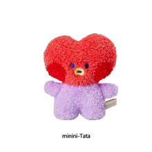 Load image into Gallery viewer, 12cm KPOP BT21 BTS Soft Plush Toy Plush Keychain Bag Pendant Key Ring Stuffed Toy Gift Tata Cooky Chimmy Koya Shooky Mang RJ
