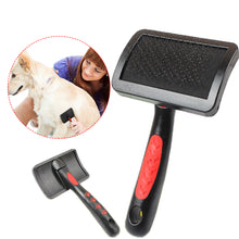 Load image into Gallery viewer, Pet Cat Comb Hair Remover Self Cleaning Flea Needle Comb for Dogs Cats Pet Grooming Comb Hair Brush Massage Tool Pet Supplies
