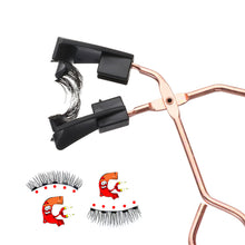 Load image into Gallery viewer, 4 Pairs Fashion Magnetic Eyelashes Handmade Reusable Five Magnets Easily Apply Eyelash Makeup Tools No Glue Needed Eyelashes

