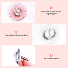 Load image into Gallery viewer, 3D Self-Adhesive False Eyelashes Waterproof Natural Look Reusable No Glue Eye Lash Makeup Tools False Eyelashes Set
