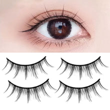 Load image into Gallery viewer, 5pairs 3D Fairy Princess Comics Eyelashes Lashs Natural Short Daily Eyelashes False Eyelash Extension Tools
