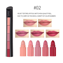 Load image into Gallery viewer, Matte 5 Color Lipstick Combo Lip Glaze Non-stick Cup Mist Glaze Mud Lip Glaze Lip Gloss Lipstick Lips Makeup Cosmetic Women Beauty

