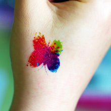 Load image into Gallery viewer, Temporary Fake Tattoo Gay Waterproof Sticker Rainbow Flag Face Cosmetic Leg Arm Body Art for Men Women Tattoo Stickers
