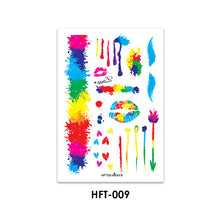 Load image into Gallery viewer, Temporary Fake Tattoo Gay Waterproof Sticker Rainbow Flag Face Cosmetic Leg Arm Body Art for Men Women Tattoo Stickers
