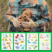 Load image into Gallery viewer, Kids Temporary Tattoo Sticker Cool Dinosaur Cartoon Fake Tatoo Hand Foot Waterproof Tattoos Tatouage For Boy Children
