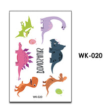 Load image into Gallery viewer, Kids Temporary Tattoo Sticker Cool Dinosaur Cartoon Fake Tatoo Hand Foot Waterproof Tattoos Tatouage For Boy Children
