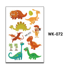 Load image into Gallery viewer, Kids Temporary Tattoo Sticker Cool Dinosaur Cartoon Fake Tatoo Hand Foot Waterproof Tattoos Tatouage For Boy Children
