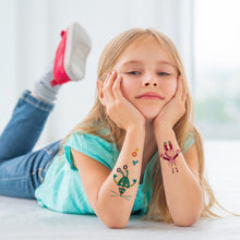 Load image into Gallery viewer, Fake Tattoo Stickers Cartoon Creative Cute Robot Temporary Tattoo Kids Children Hands Arm DIY Body Art for Kids Boy Girls
