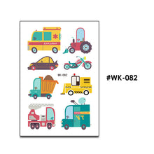 Load image into Gallery viewer, Tattoo Kids Various Cartoon Car Fake Tattoo Sticker Temporary Tattoos Waterproof Tatto Art Tatto Hand Arm For Child Boy
