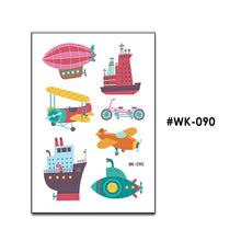Load image into Gallery viewer, Tattoo Kids Various Cartoon Car Fake Tattoo Sticker Temporary Tattoos Waterproof Tatto Art Tatto Hand Arm For Child Boy
