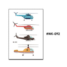Load image into Gallery viewer, Tattoo Kids Various Cartoon Car Fake Tattoo Sticker Temporary Tattoos Waterproof Tatto Art Tatto Hand Arm For Child Boy
