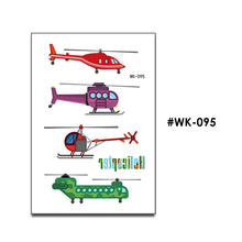 Load image into Gallery viewer, Tattoo Kids Various Cartoon Car Fake Tattoo Sticker Temporary Tattoos Waterproof Tatto Art Tatto Hand Arm For Child Boy

