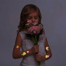 Load image into Gallery viewer, Children's Cartoon Animal Luminous Tattoo Stickers Face Stickers Cute Lion Waterproof Glowing Tattoo Stickers Boy Girls Tattoo
