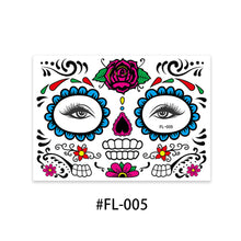 Load image into Gallery viewer, Cross Border Halloween Funny Face Tattoo Stickers Masquerade Undead Face Stickers Tattoo Stickers for Boy Girls Kids
